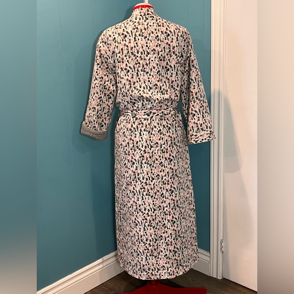 Upcycled - Multicolor Patterned Robe with Belt - Picture 3 of 7